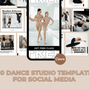 200 Dance Studio Templates for Social Media