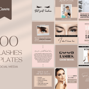 200 plantillas de pestañas para redes sociales