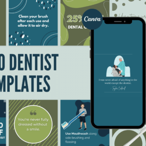 200 plantillas de dentistas para redes sociales