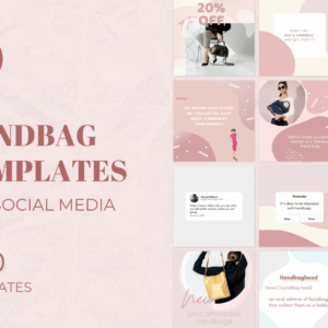 200 plantillas de bolsos para redes sociales