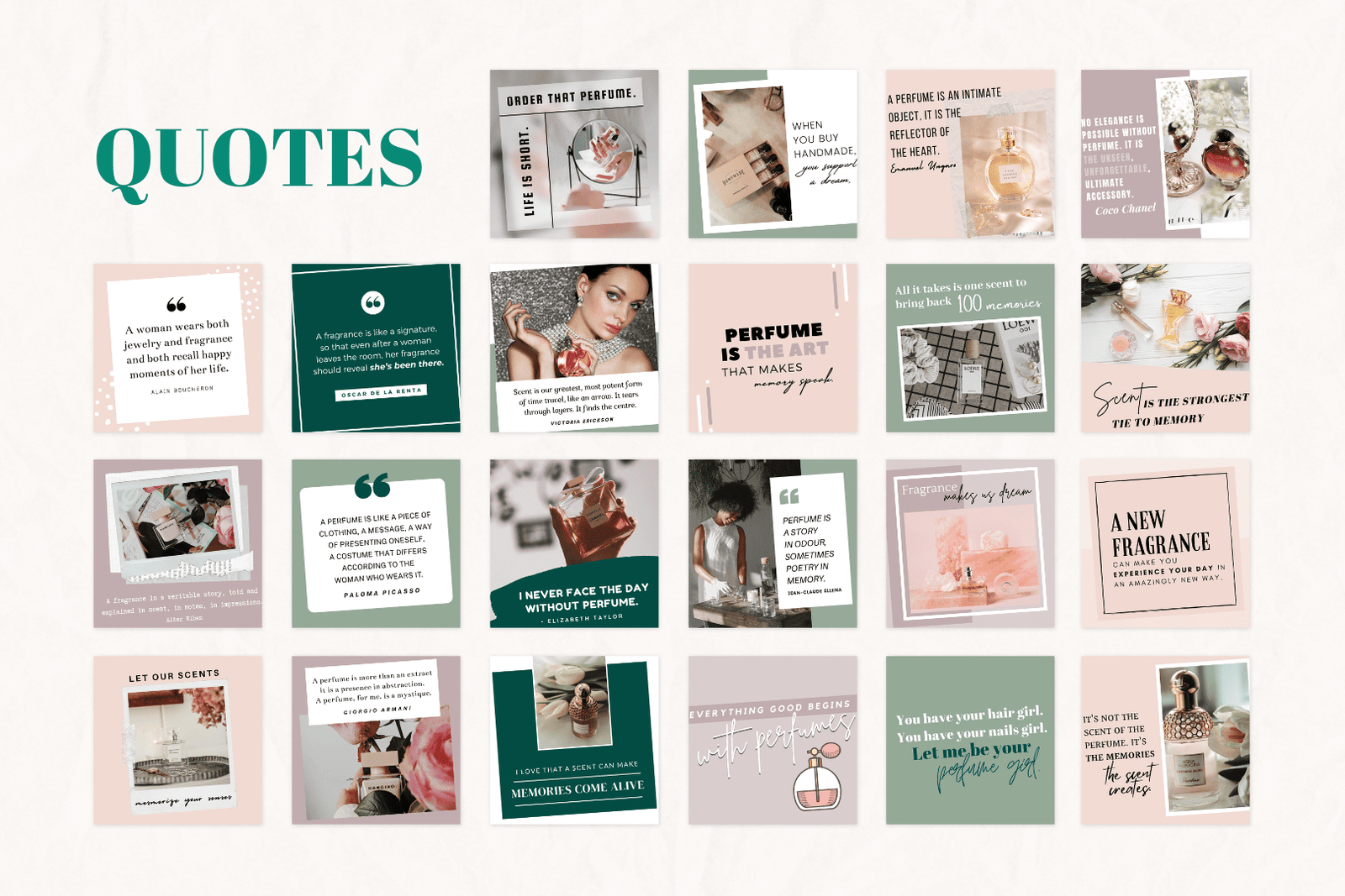 200 plantillas de perfumes para redes sociales - Image 2