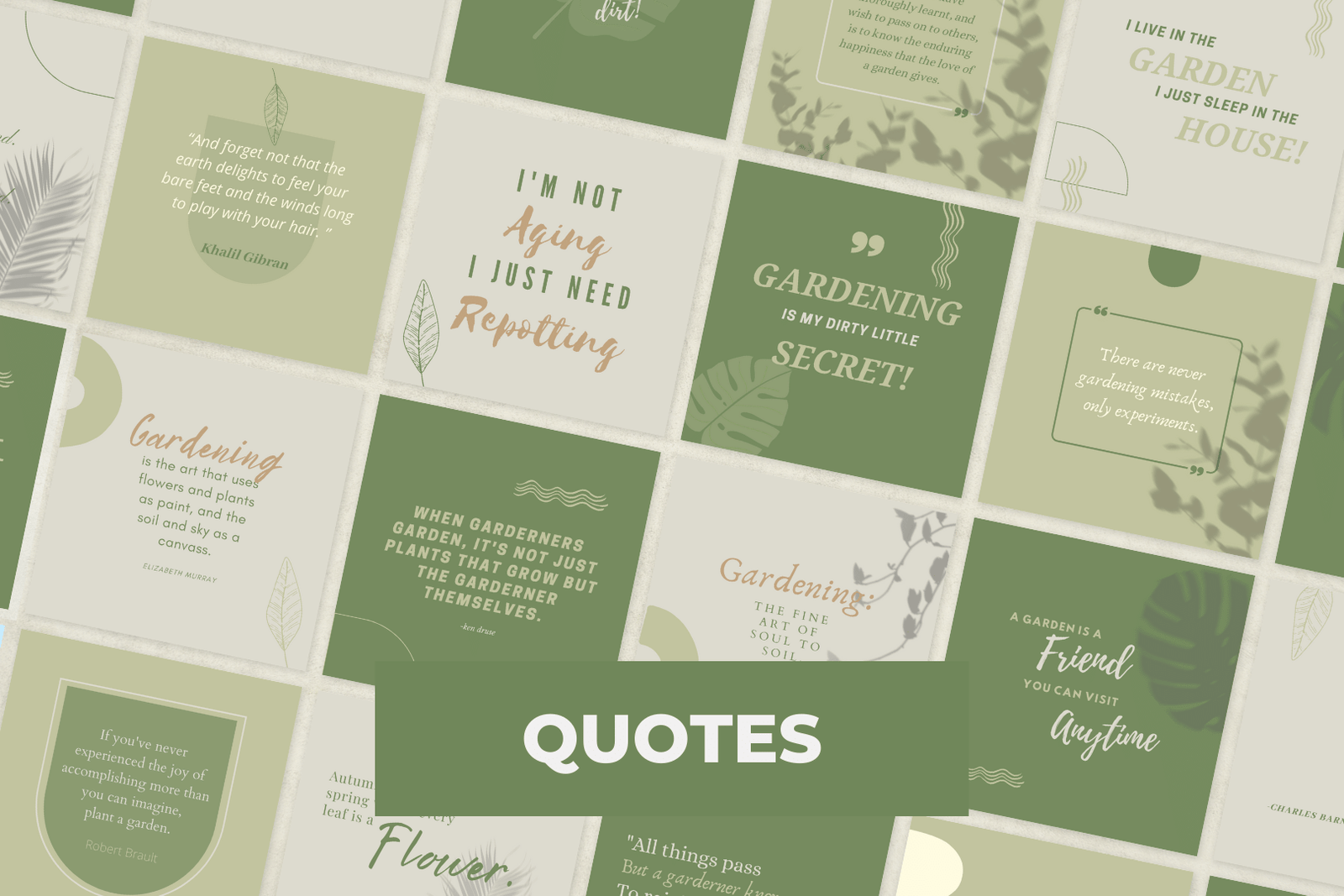 200 plantillas de jardinería para redes sociales - Image 2