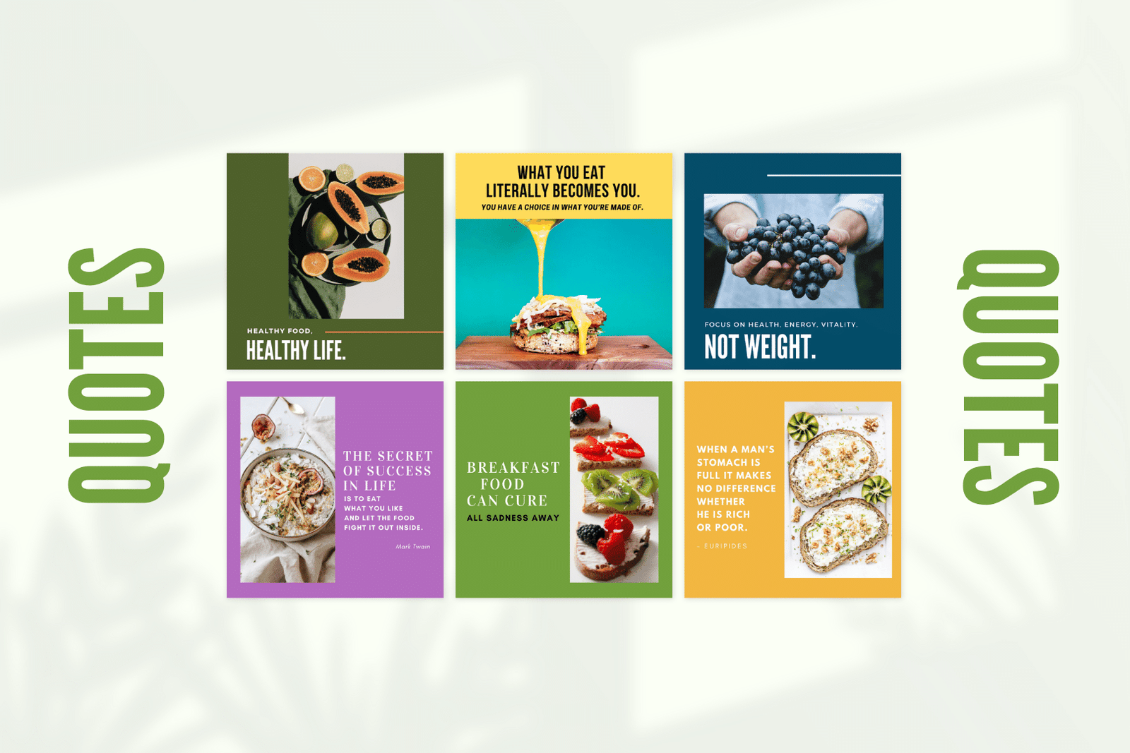 400 plantillas de nutrición para redes sociales - Image 2