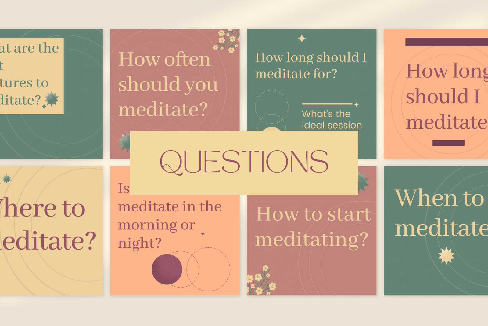 300 plantillas de meditación para redes sociales - Image 2