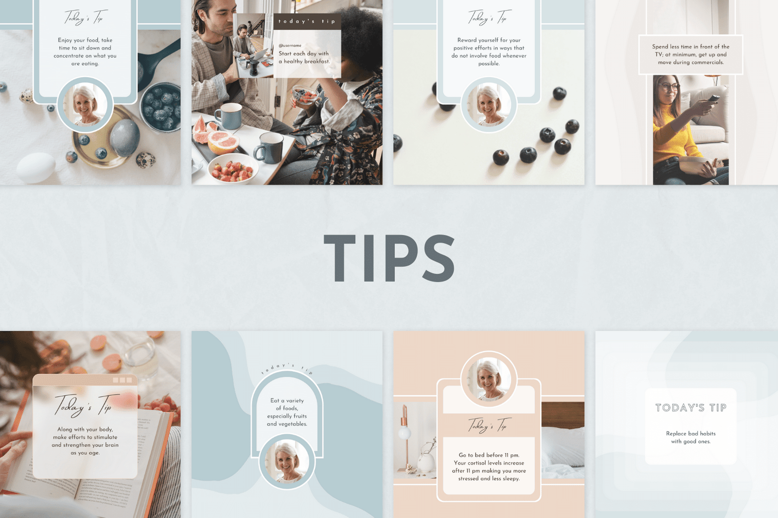 200 plantillas de coaching de salud para redes sociales - Image 2