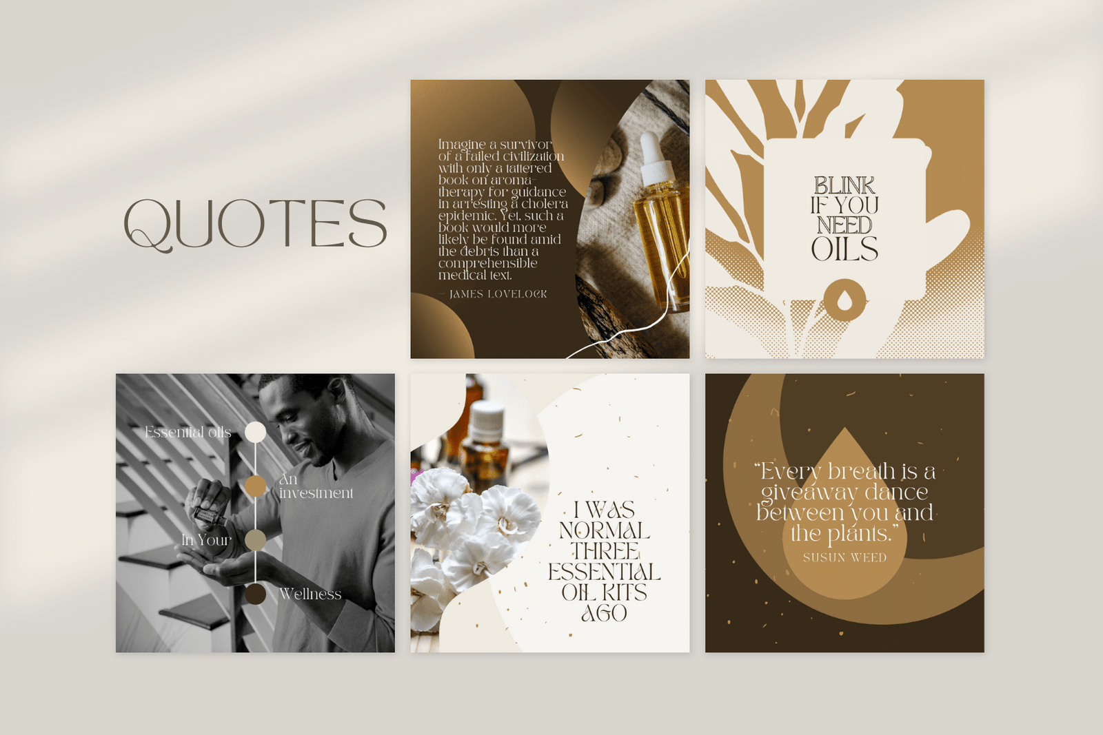 200 plantillas de aceites esenciales para redes sociales - Image 2