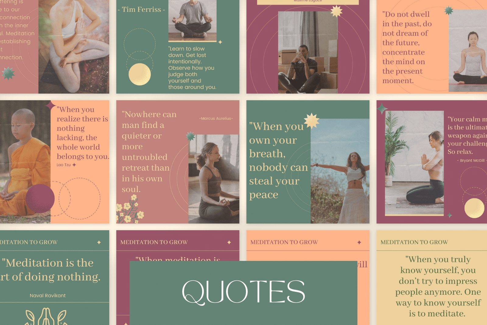 300 plantillas de meditación para redes sociales - Image 3