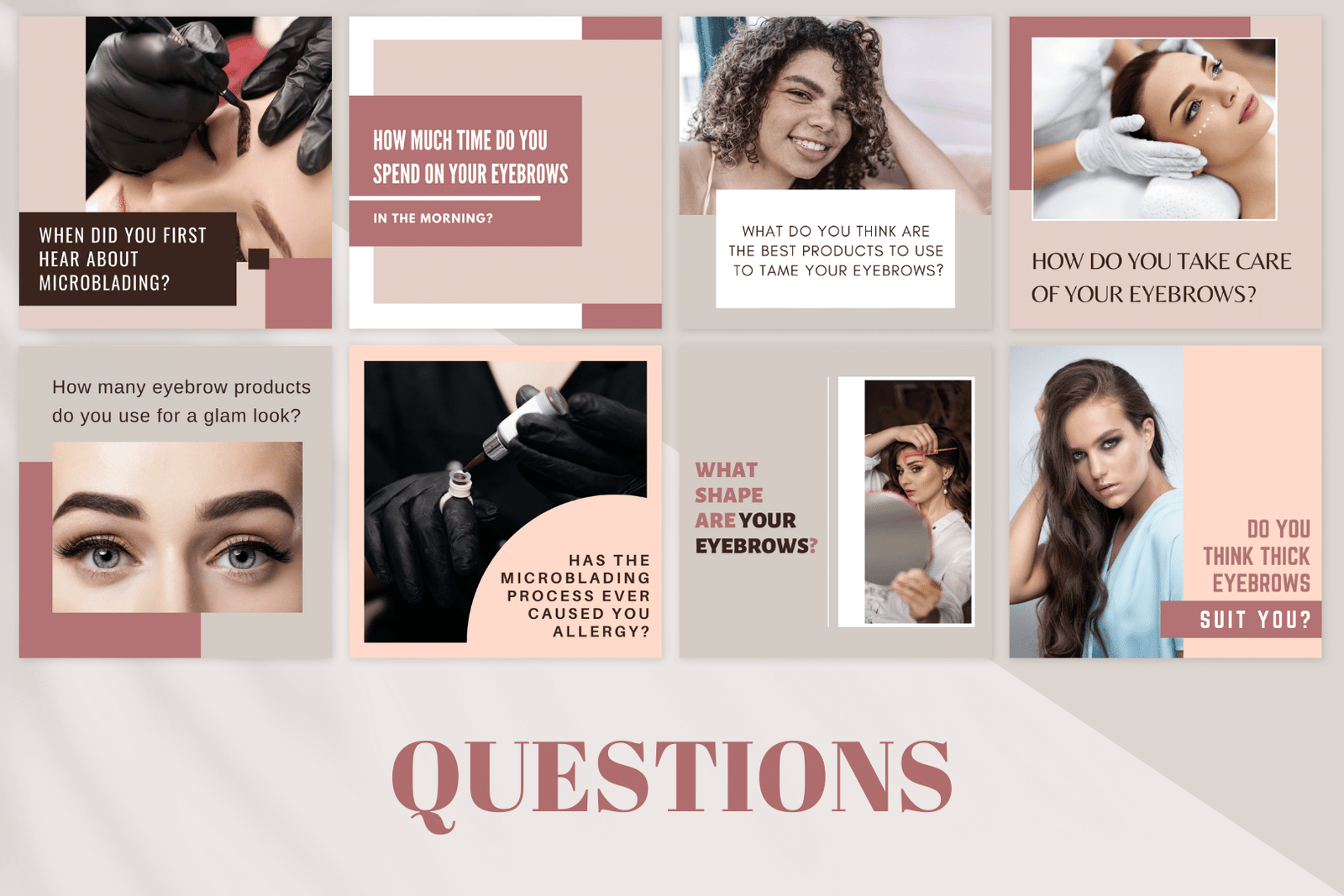 300 plantillas de microblading para redes sociales - Image 3