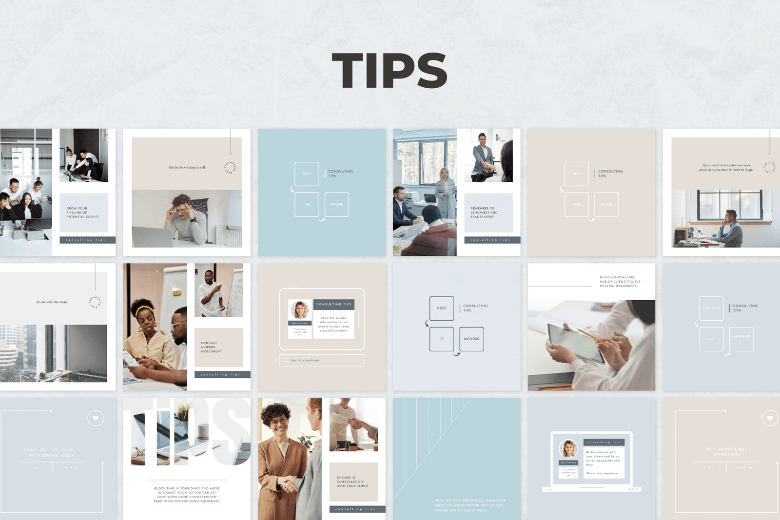 200 plantillas de servicios de consultoría para redes sociales - Image 3