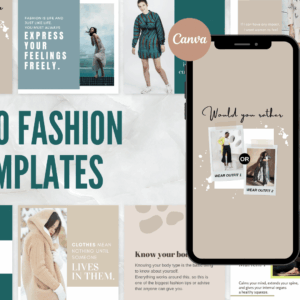 400 plantillas de moda para redes sociales