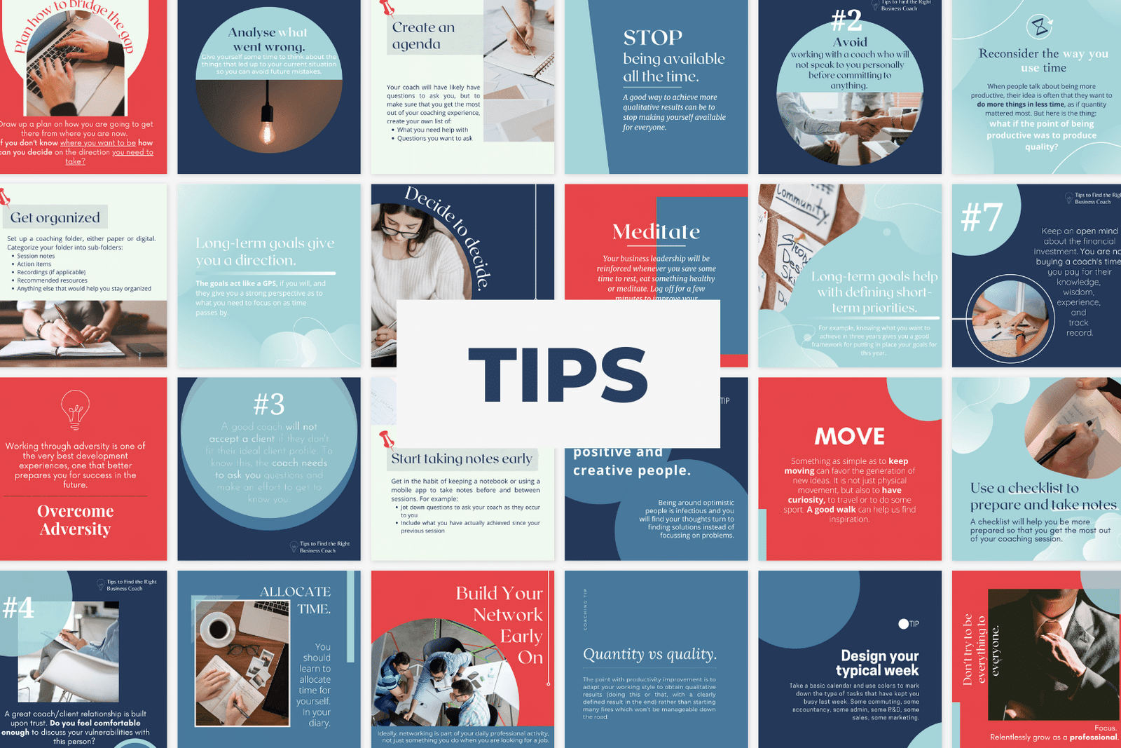300 plantillas de coaching empresarial para redes sociales - Image 4