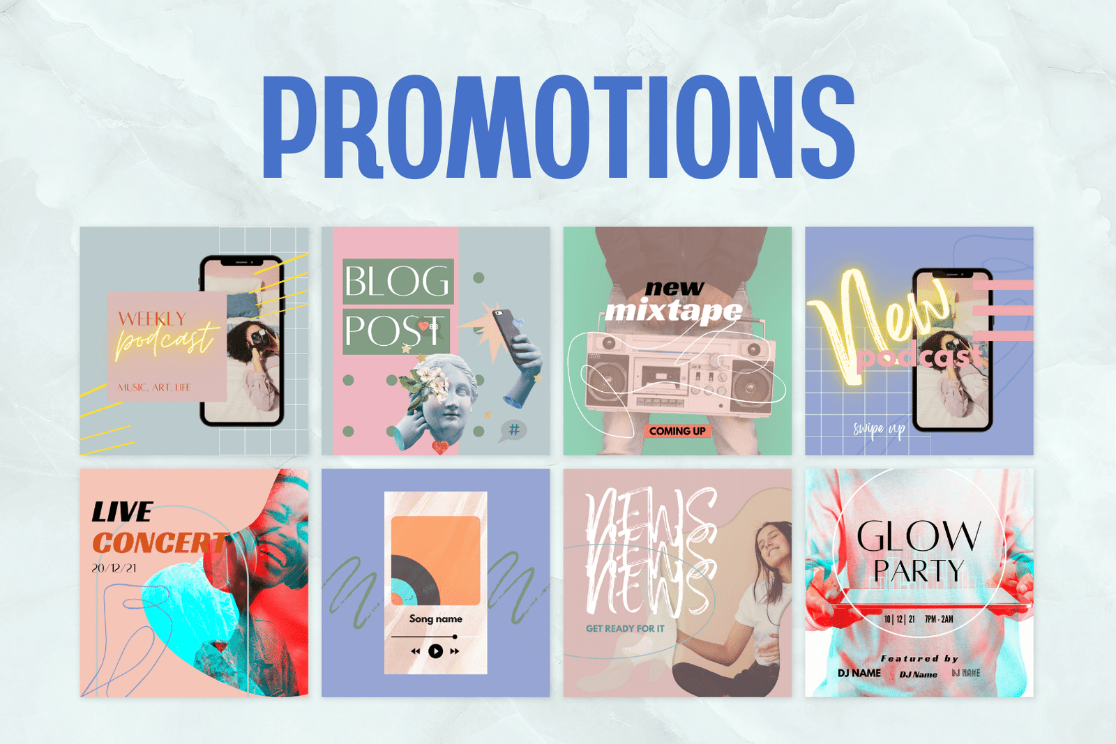 200 plantillas musicales para redes sociales - Image 4