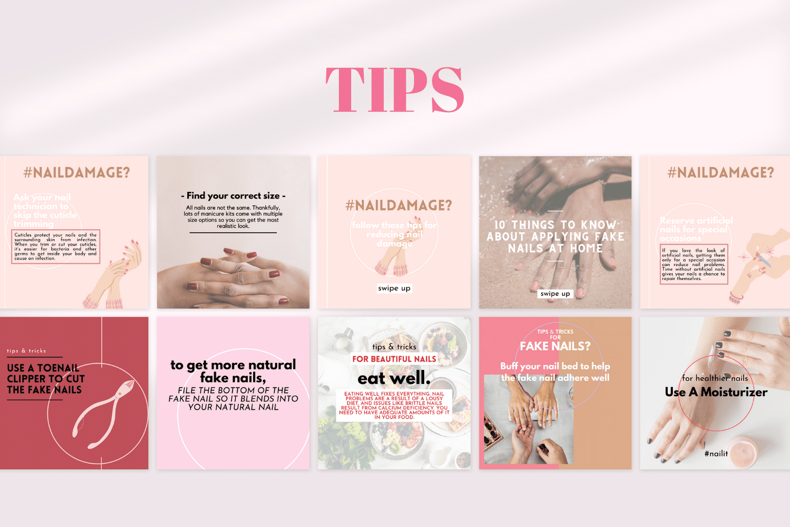 200 plantillas de uñas postizas para redes sociales - Image 4