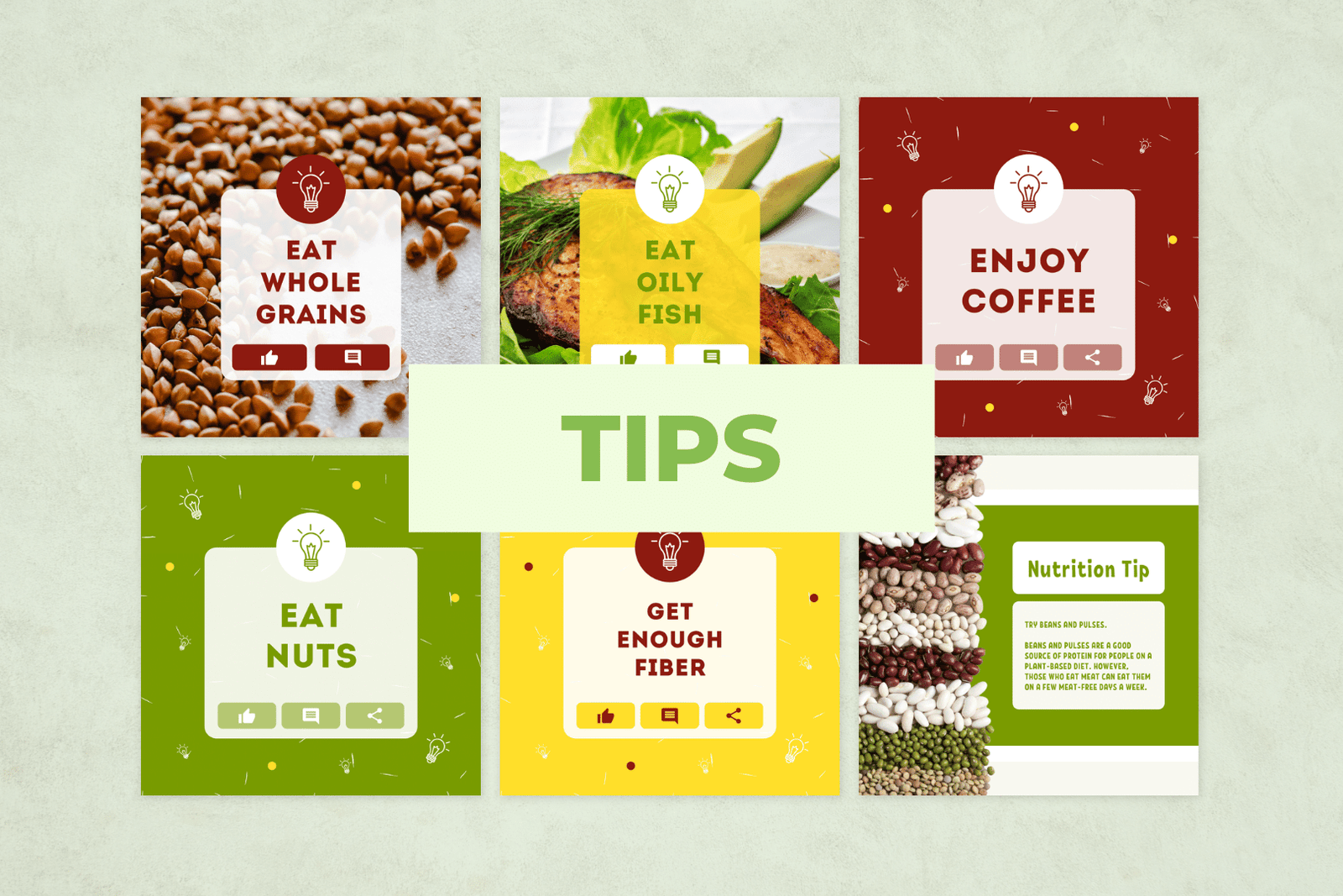 300 plantillas de coaching nutricional para redes sociales - Image 5