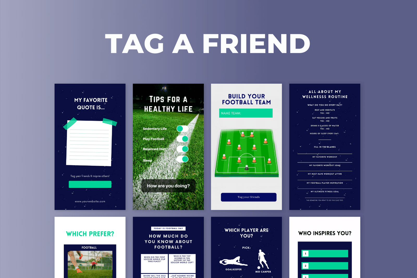200 plantillas de fútbol para redes sociales - Image 5