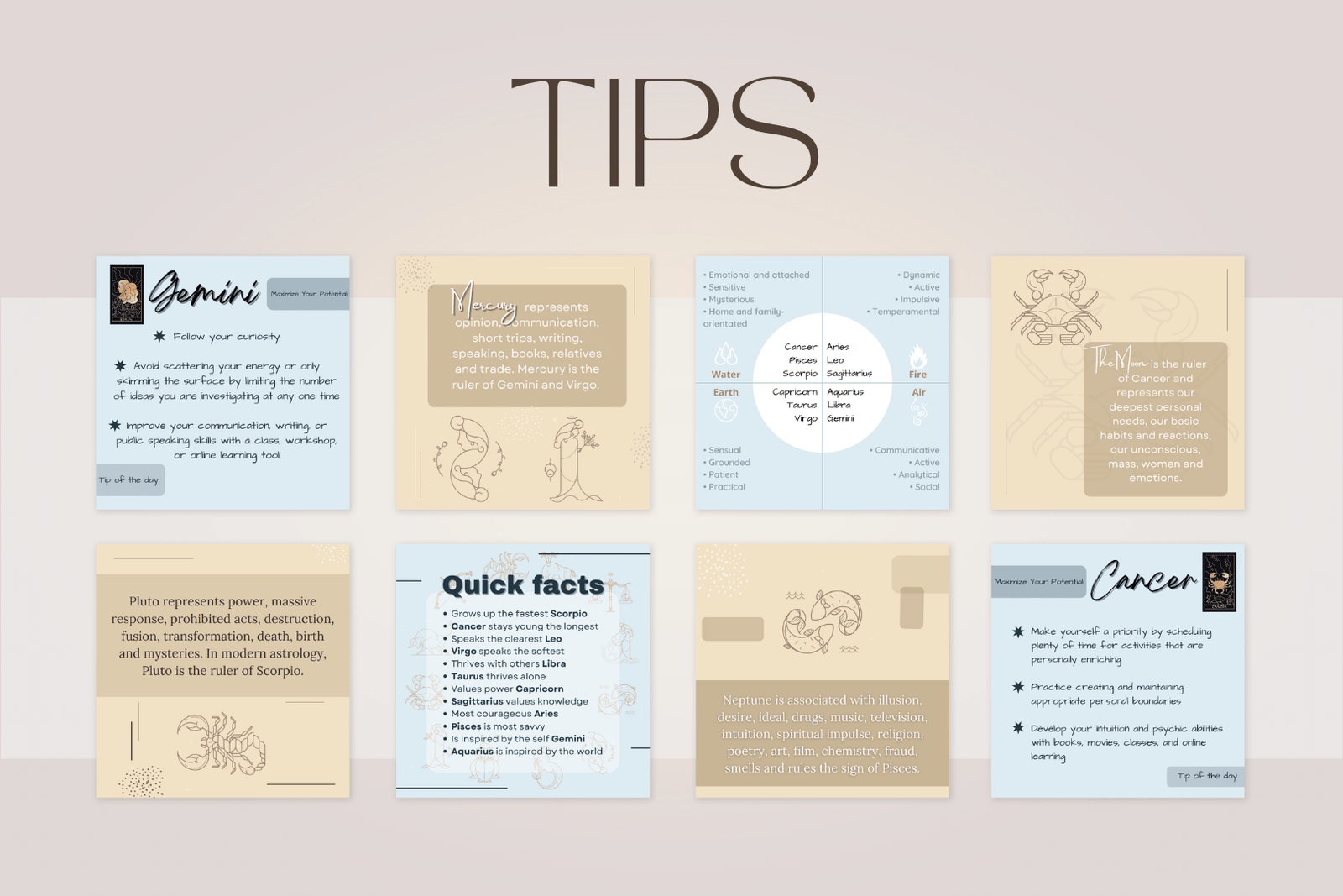 200 plantillas de astrología para redes sociales - Image 5