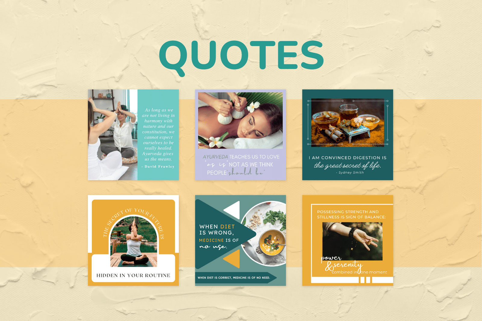 200 plantillas de Ayurveda para redes sociales - Image 4