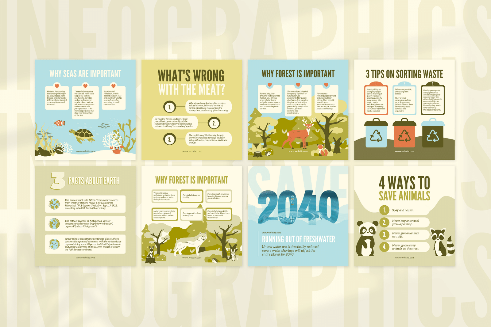 300 plantillas sobre cambio climático para redes sociales - Image 2